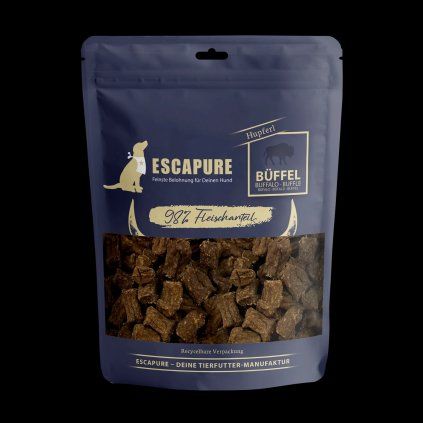 Escapure 150g Leckerlis EPAC Mockup 2025 Bueffel Hupferl.png kopie